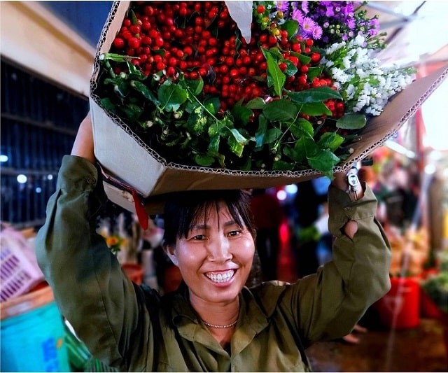 Hồ Thị Kỷ là chợ đầu mối hoa nổi tiếng ở Sài Gòn